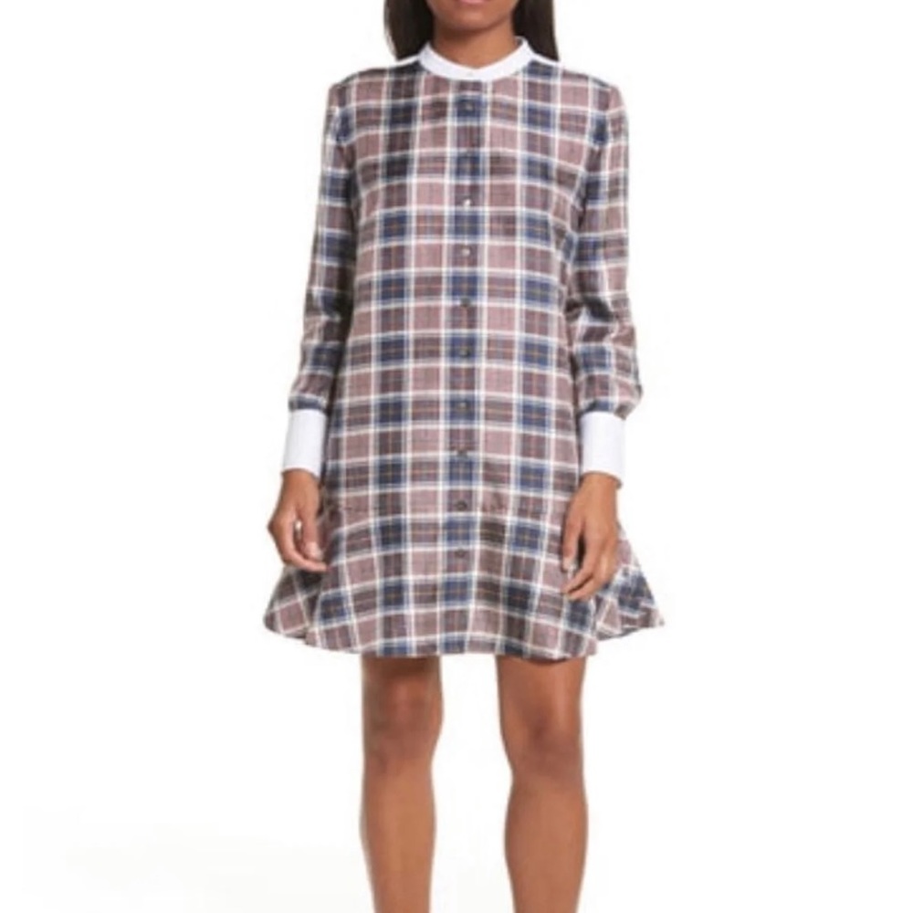 Cora Dress Milano Tartan Plaid